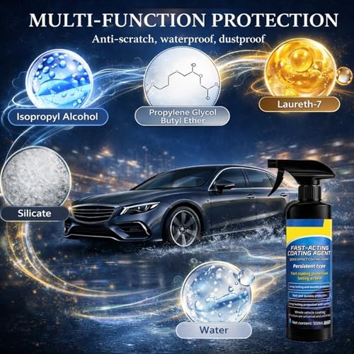 Quick Effect Coating Agent for Cars,Car Ceramic Coating Spray,2026 Upgrade