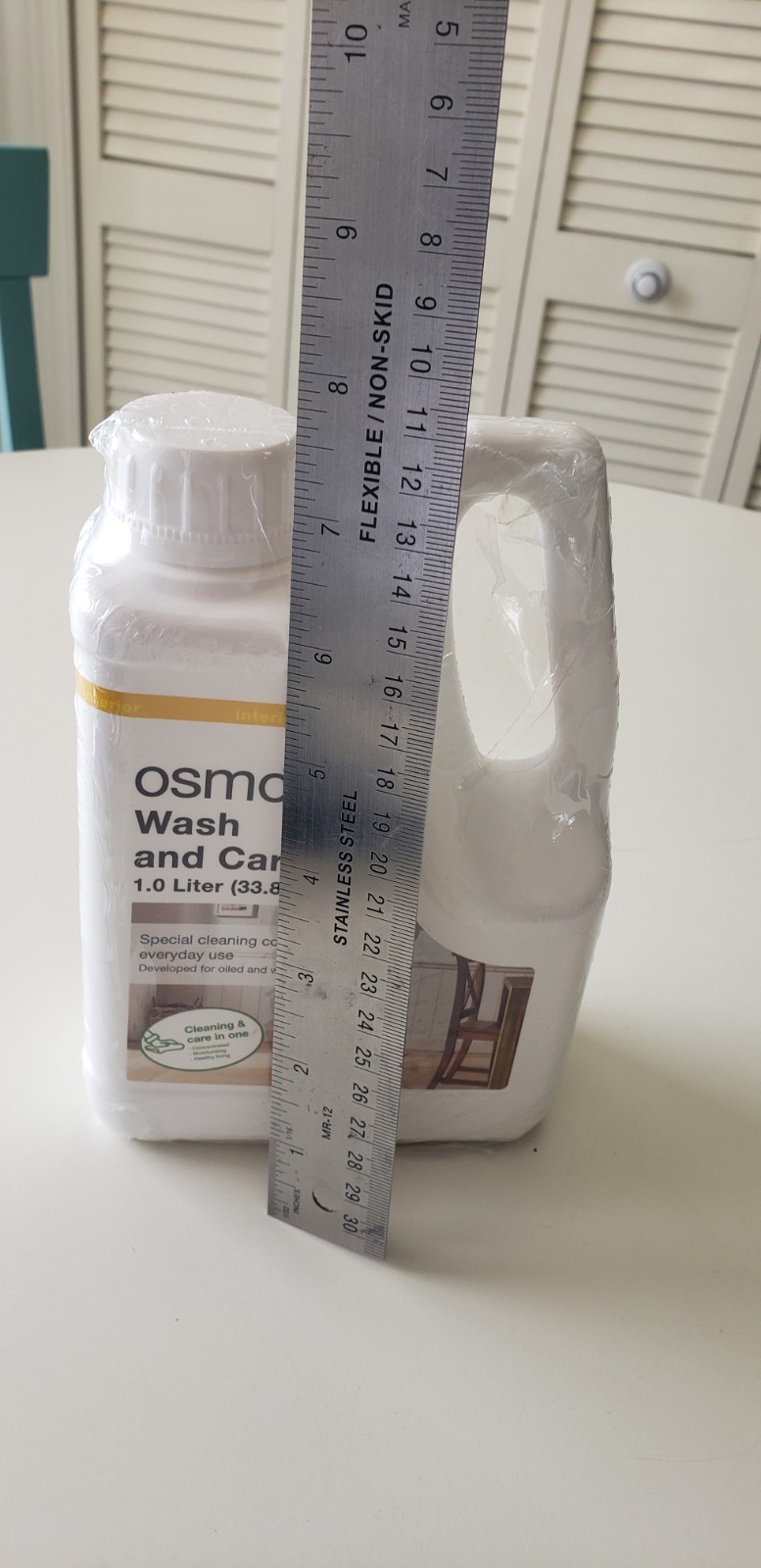 OSMO WASH AND CARE Wood Floor Cleaning Concentrate 1 Liter Sealed