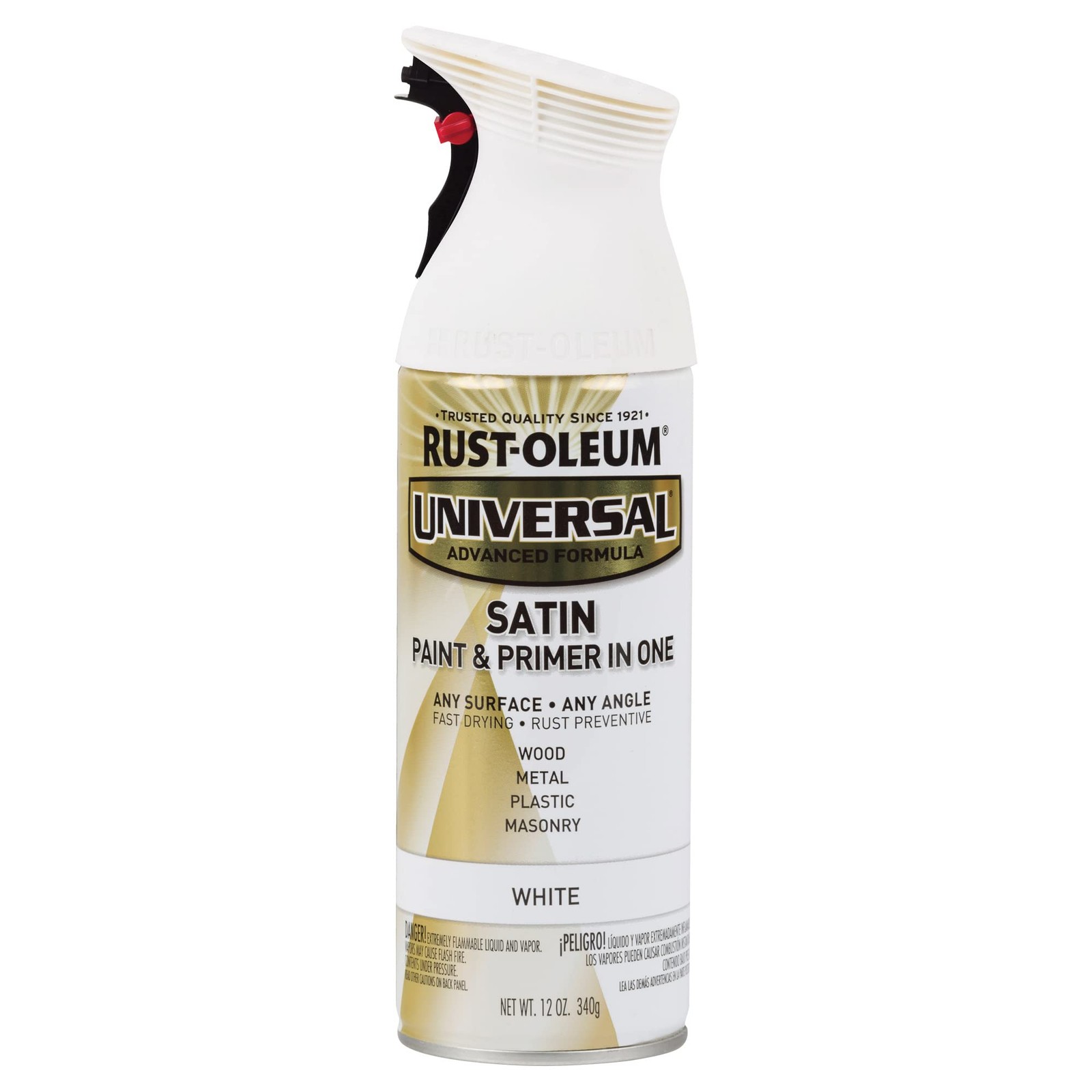 Rust-oleum Universal 12 Ounce White Satin Spray Paint For All Surfaces