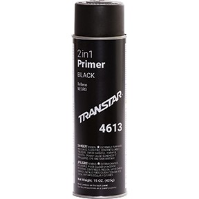 2 in 1 Primer, Black 4613 TRANSTAR 845505000588 Spray Paint