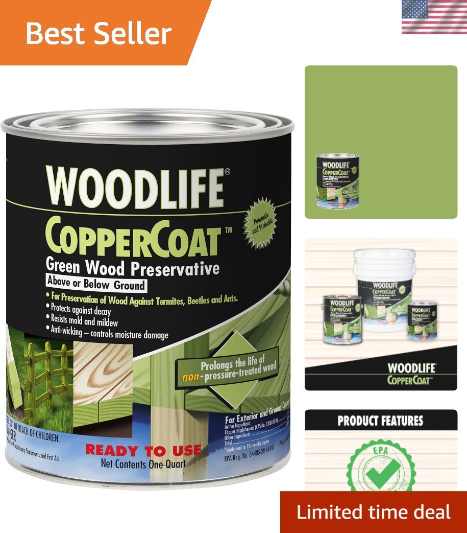 Green Wood Preservative, Quart