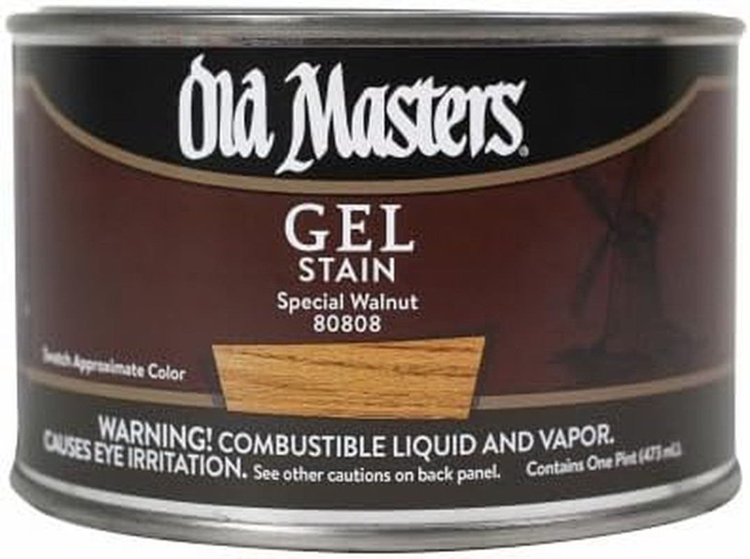 , Walnut 80808 Gel Stain Special, 1 Pint (Single), 16 Fl Oz