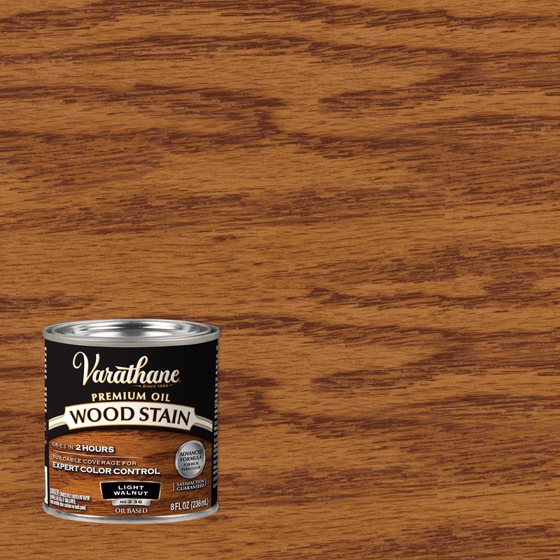 Oil-Based Interior Wood Stain Deep Finish Furniture Cabinets Doors 4 Pack New