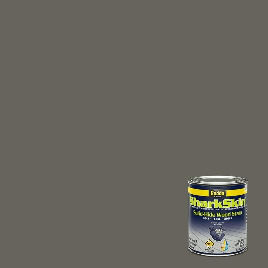 Rodda Paint SharkSkin Deck and Siding Stain, 1 Quart, Forest Floor