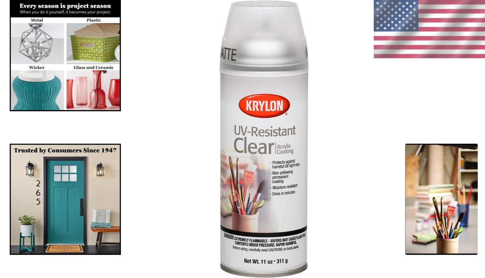 Aerosol Spray Paint 11oz – UV-Resistant Matte Finish for Long-Lasting Protection