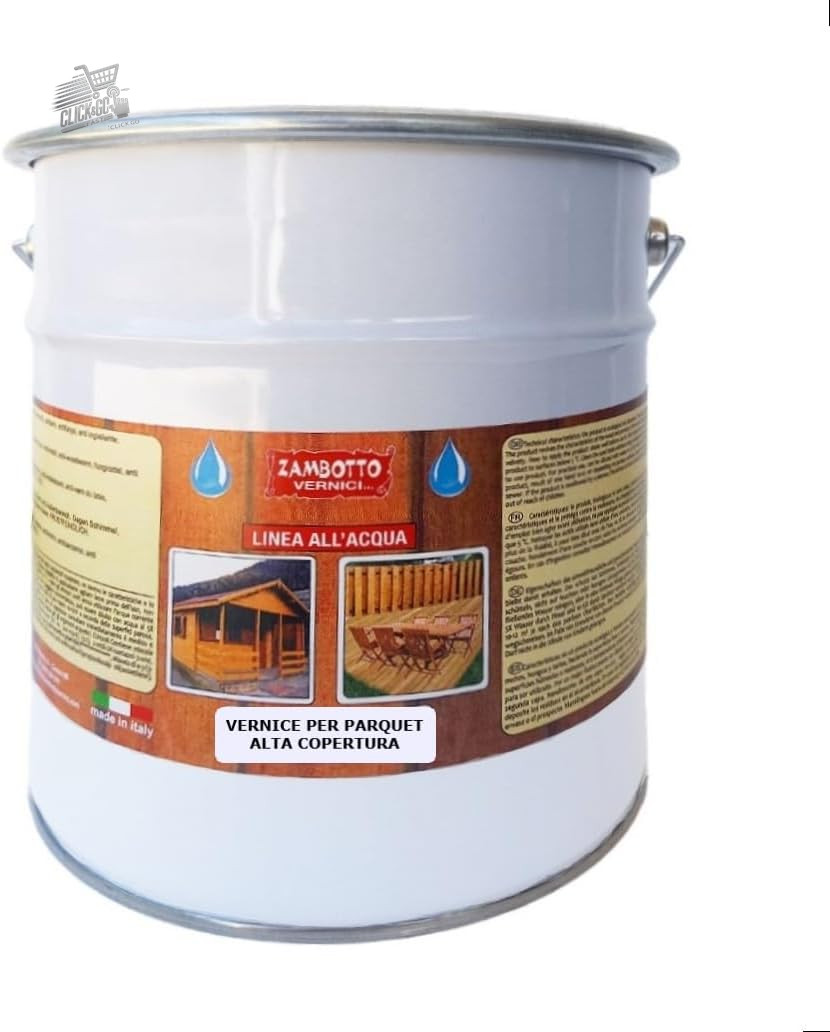 TRANSPARENT HIGH COVERAGE Water Parquet Paint 0.75 to 10 Liters (0.7