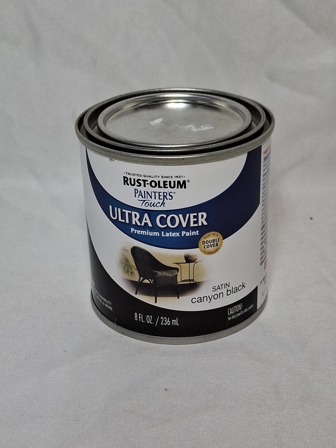 Painter’s Touch Paint For Metal Wood Masonry Ceramic 8 Oz Black Canyon Satin,