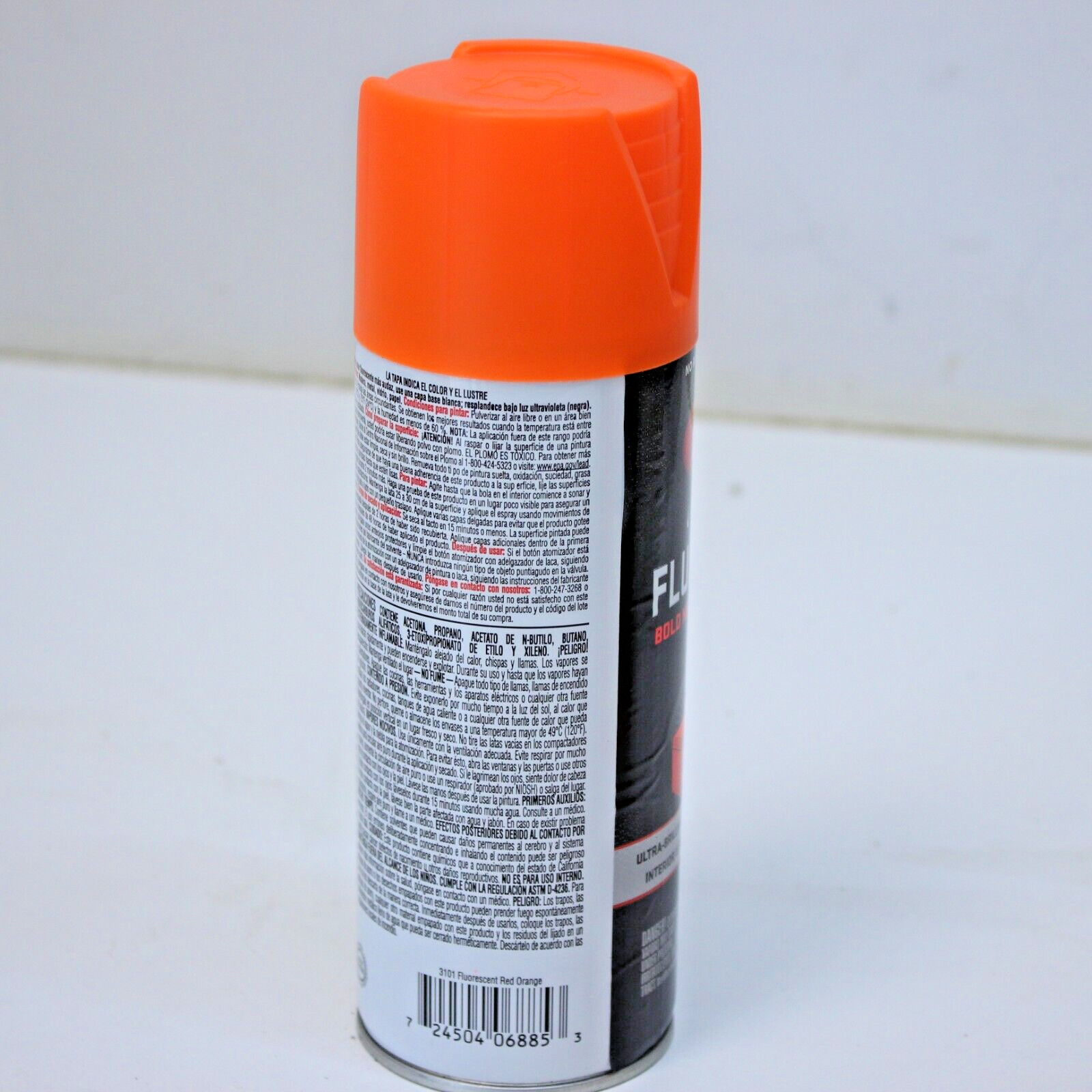 KRYLON 3101 Fluorescent Red Orange High Visibility Paint – 11 oz