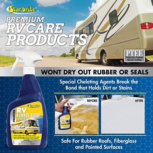 Premium RV Rubber Roof Cleaner – Effortless Cleaning for Camper 32 Oz Spray