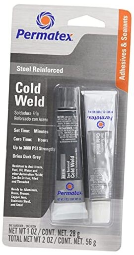 14600 Cold Weld Bonding Compound, Two 1 oz. Tubes Two 1 Ounce Tubes