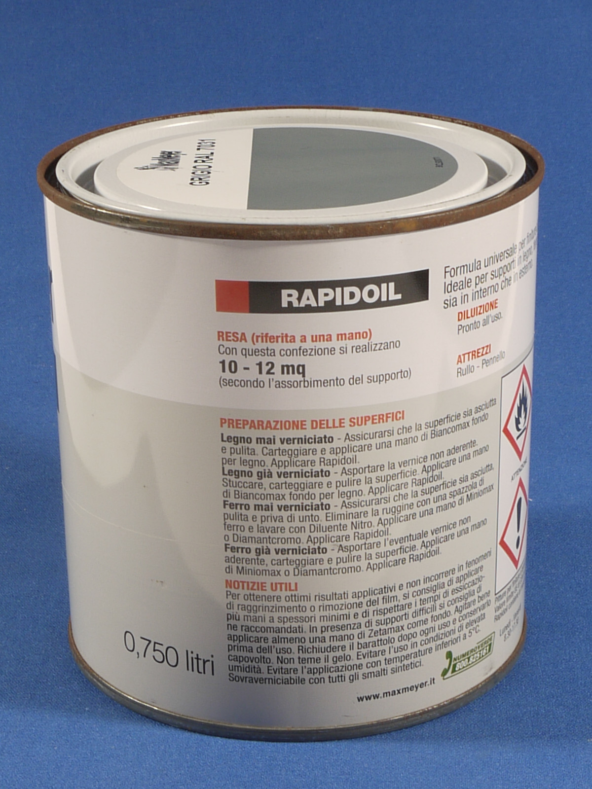 PRL) MAX MEYER POLISHED ENAMEL PAINT COLORS RAPIDOIL PAINT 5 PCS IRON WOOD