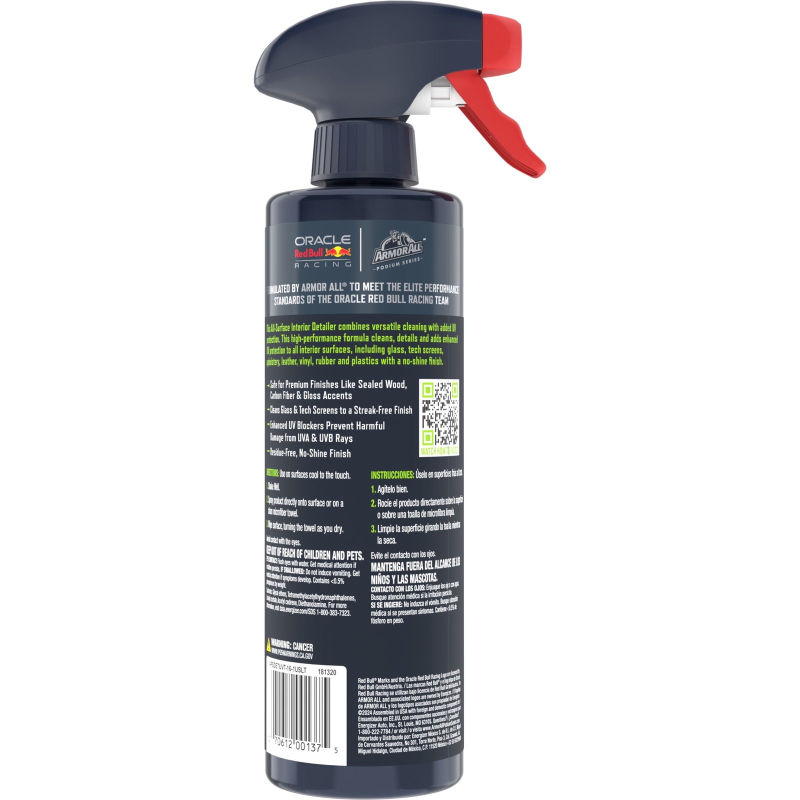 Armor All Podium Series Interior Detailer Spray Developed , 16 fl oz