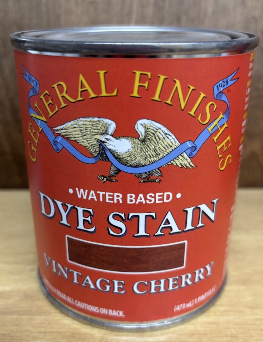 General Finishes Water Based Dye ☀️ Vintage Cherry – Pint