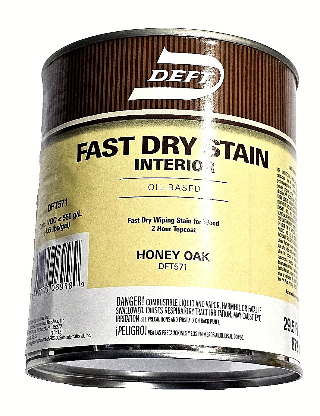Deft Fast Dry WoodStain Interior Oil-Based Honey Oak 29.5oz