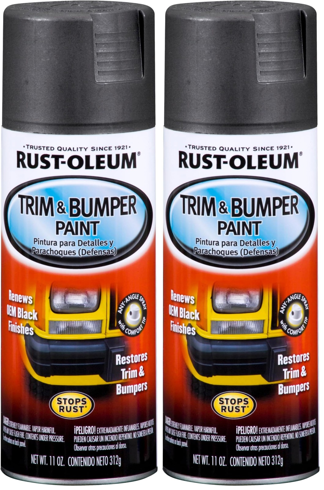 Rust-Oleum Black BlackRust-Oleum Automotive 11 Ounce (Pack of 2),