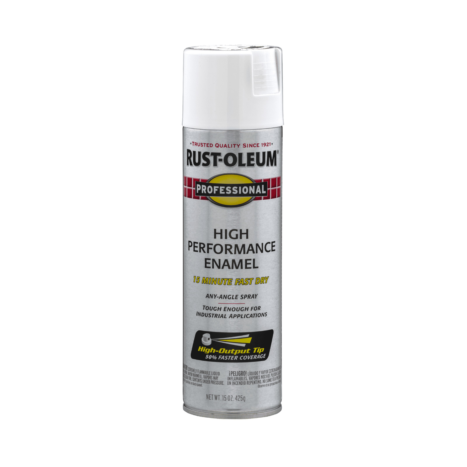 (3 Pack) Rust-Oleum Professional White Flat Enamel Spray Paint 15oz, 7590838