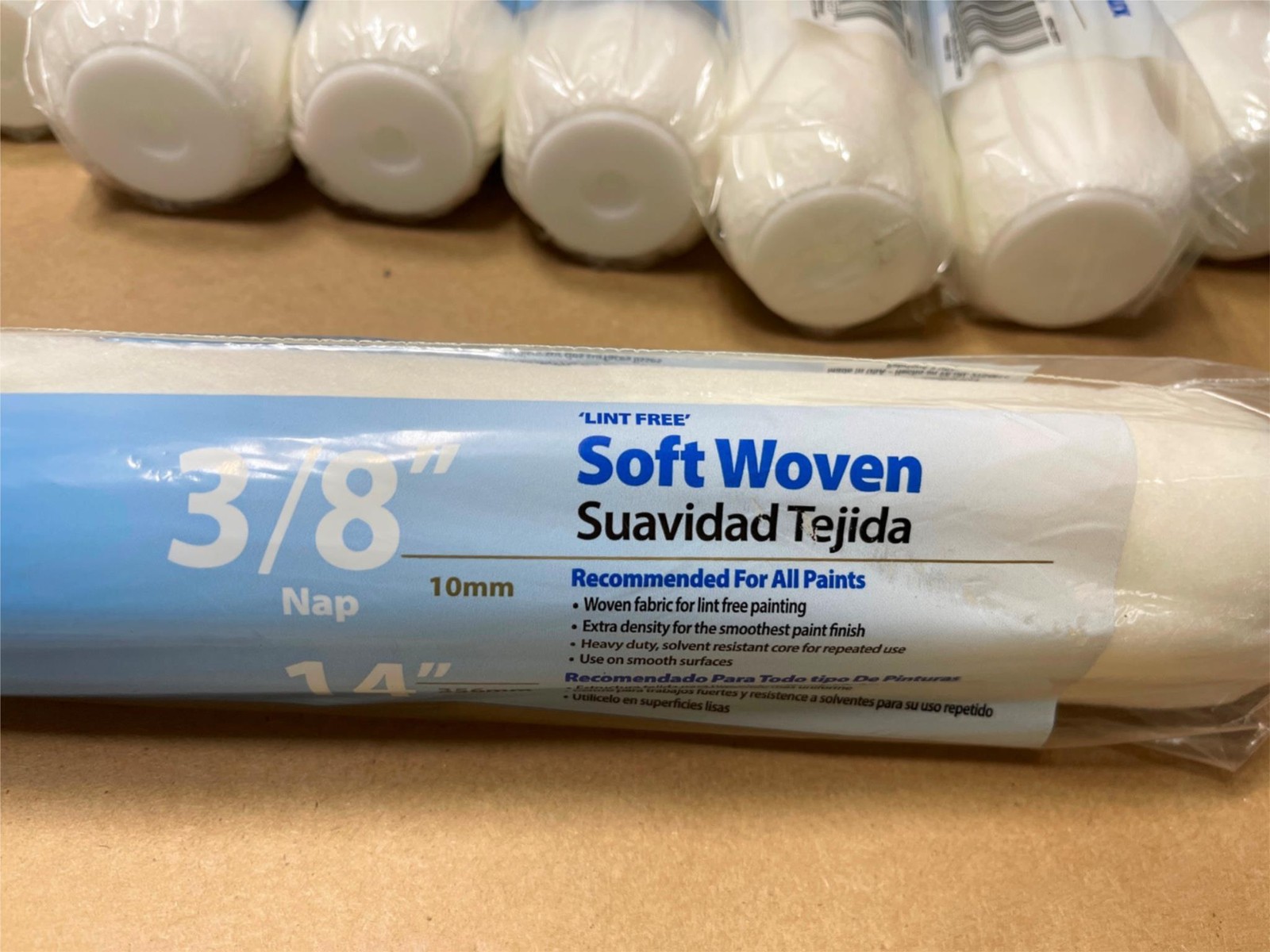 12 Pack Sherwin Williams Contractor Series 14″ Paint Rollers 3/8″ Nap Lint Free