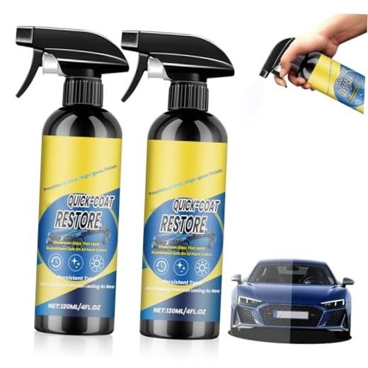 2Pcs Nano Quick Coat Restore Coating Spray, 2026 Advanced Automobile Quick