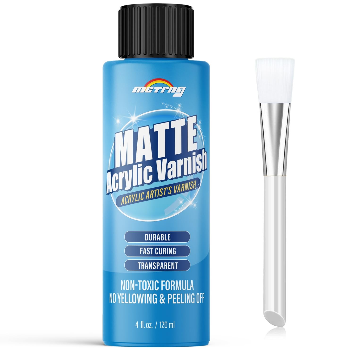 Matte Varnish for Acrylic Painting, Satin & Matte Acrylic Varnish, Non-Yellow…