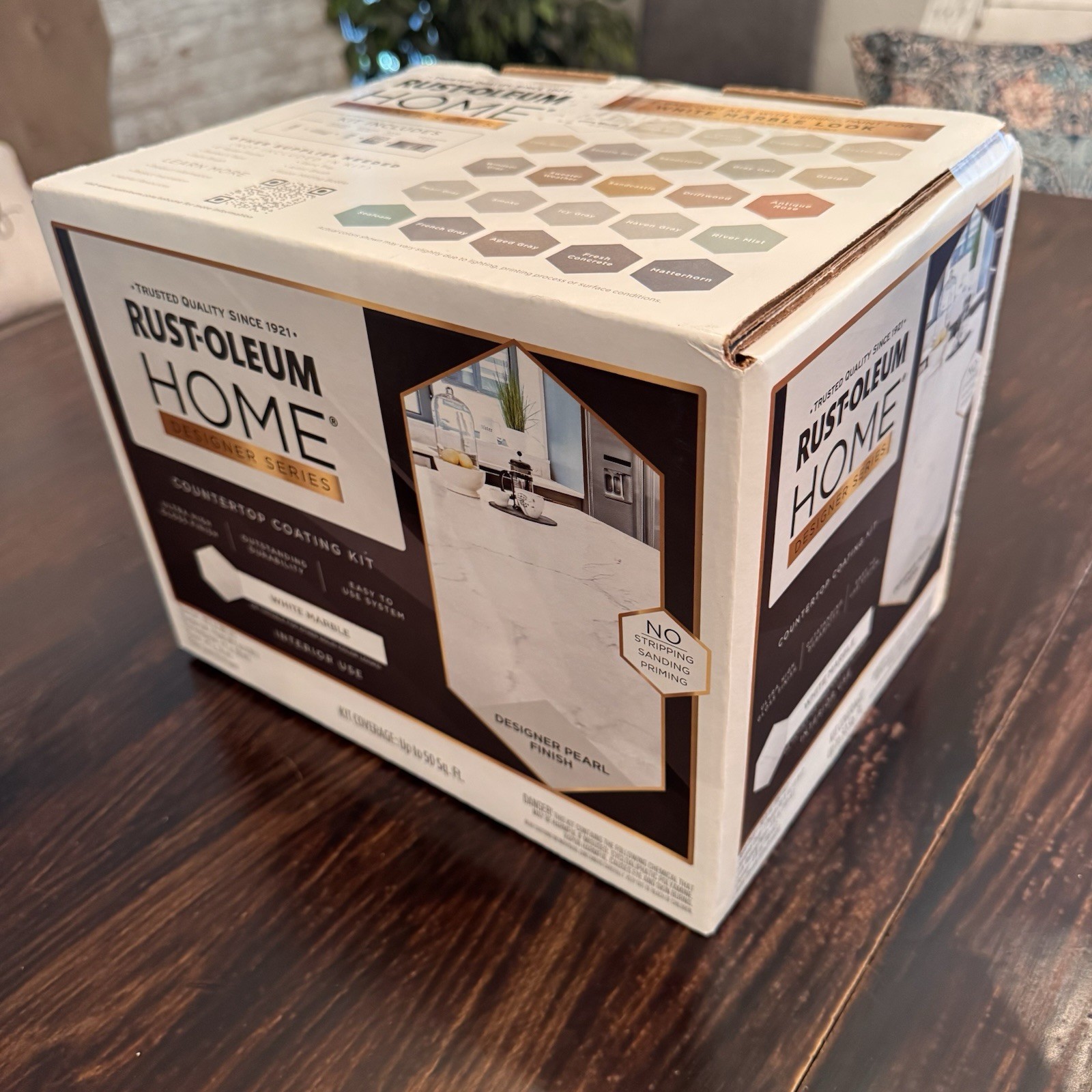 Rust-Oleum HOME Designer Series White Marble Countertop Coating Kit NEW SEALED