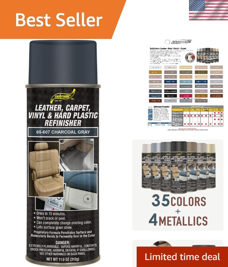 Quick-Drying 11 Oz. Spray Paint – Ideal for Vinyl & Plastic Restoration Projects