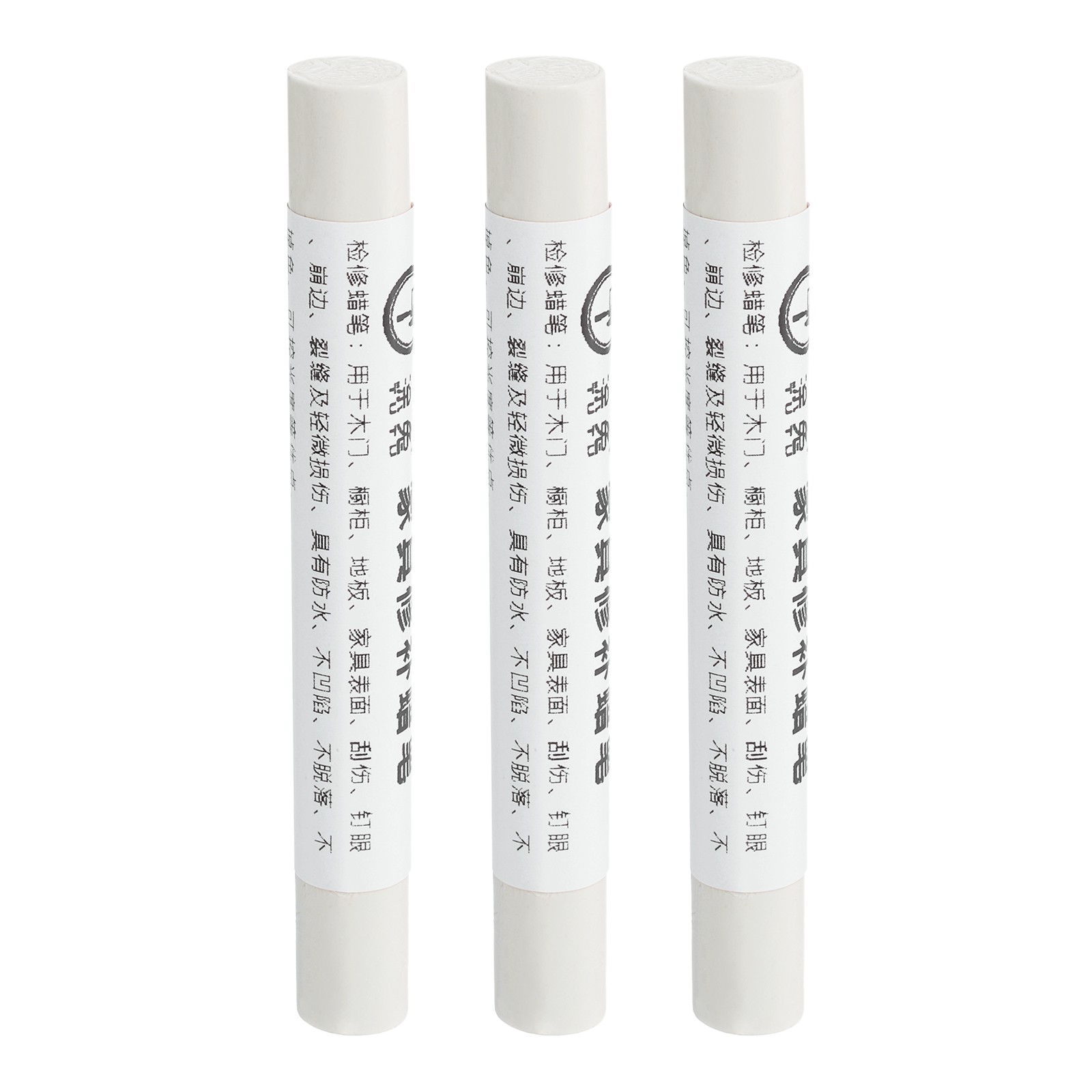3Pcs Furniture Repair Crayons Wax Filler Stick White