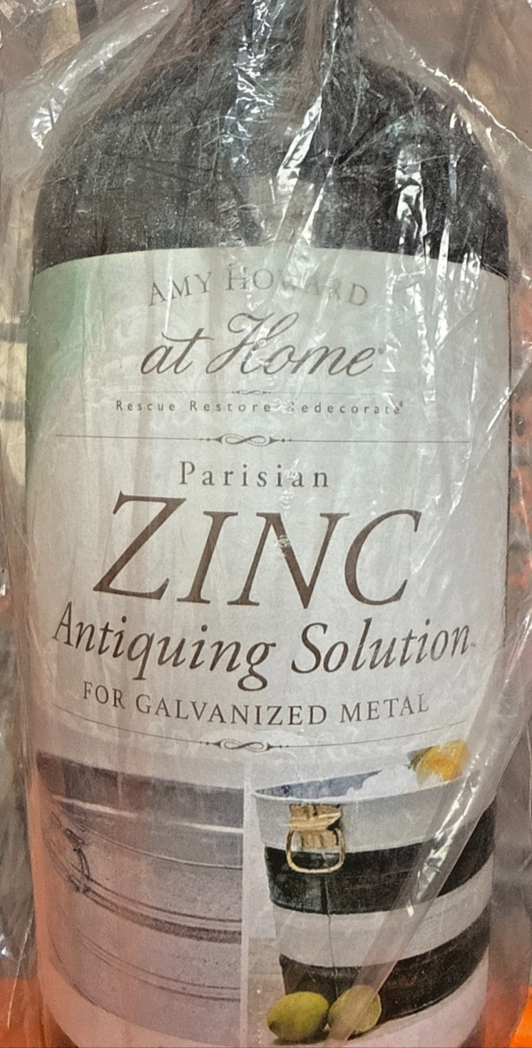 Amy Howard at Home: Zinc Antiquing Solution for Galvanized metal