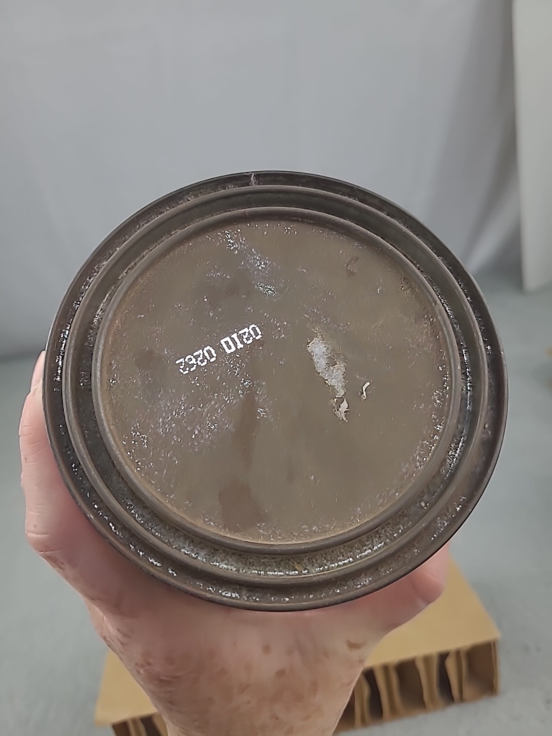 1x READ Hammerite Rust Cap Hammered Finish Bronze 1 Quart KILZ