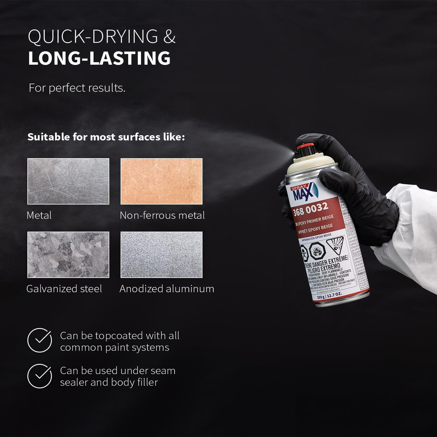 2K Epoxy Primer Beige | 2K Primer Automotive | Epoxy Spray Paint for M