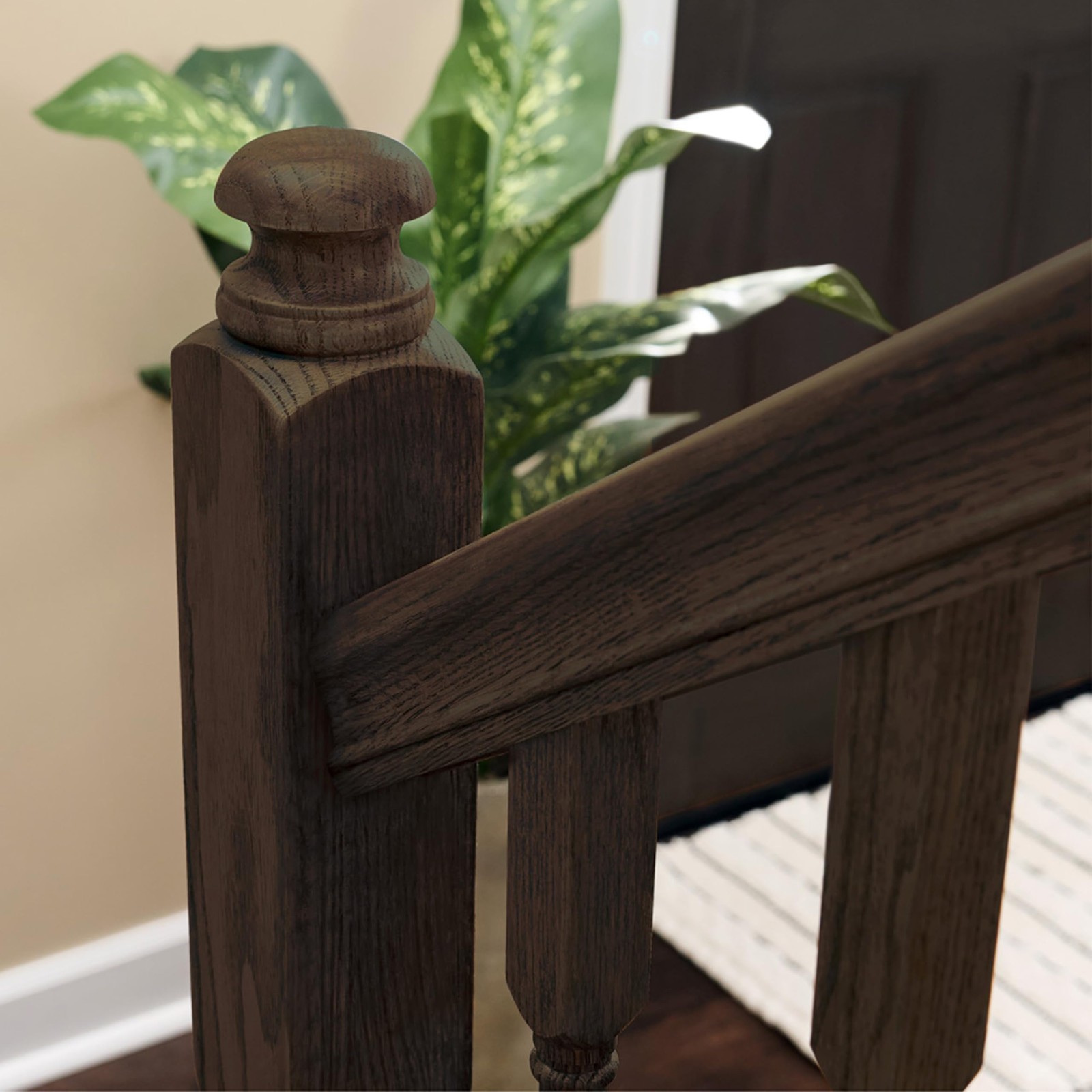 HeavyDuty Gel Wood Stain Ebony Half Pint for Furniture Refinishing
