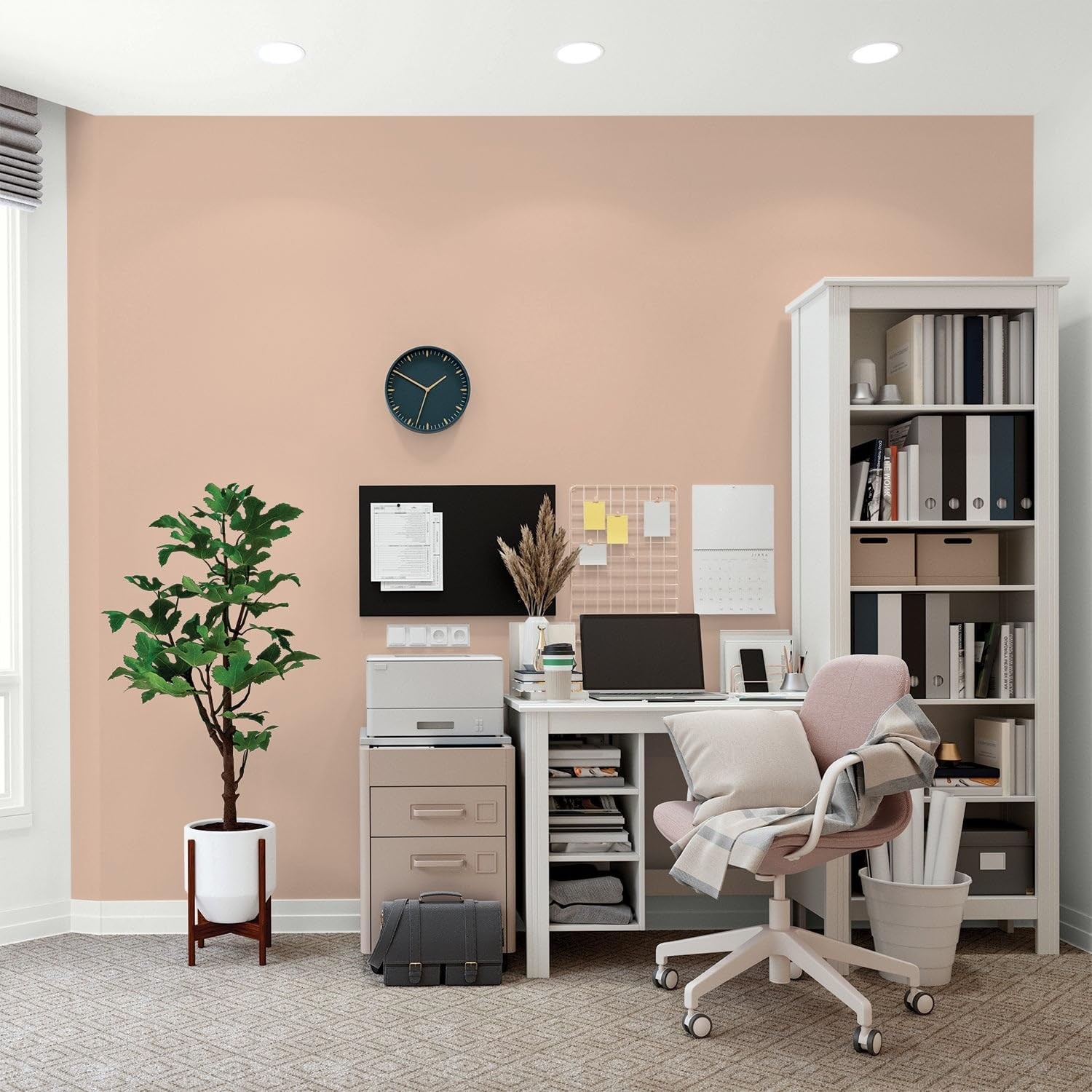 Glidden Total Interior Wall All-In-One Cinnamon Ice/Orange Flat 1 Gallon