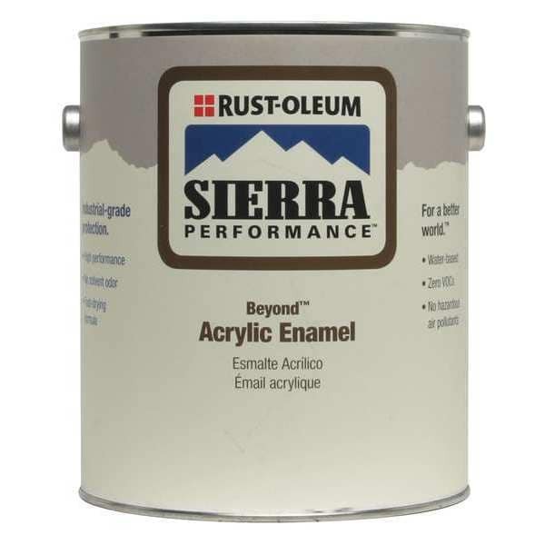 Rust-Oleum 210495 Interior/Exterior Paint, Glossy, Water Base, Safety Yellow, 1