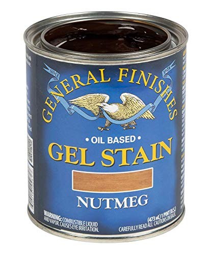 General Finishes Nutmeg Gel Stain 1 Pint Oil Based Easy Application for Wood …