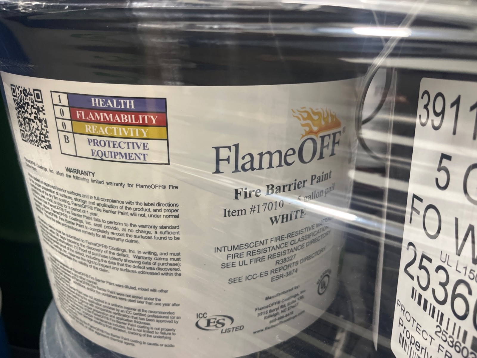 Flame Off intumescent paint – fire retardant
