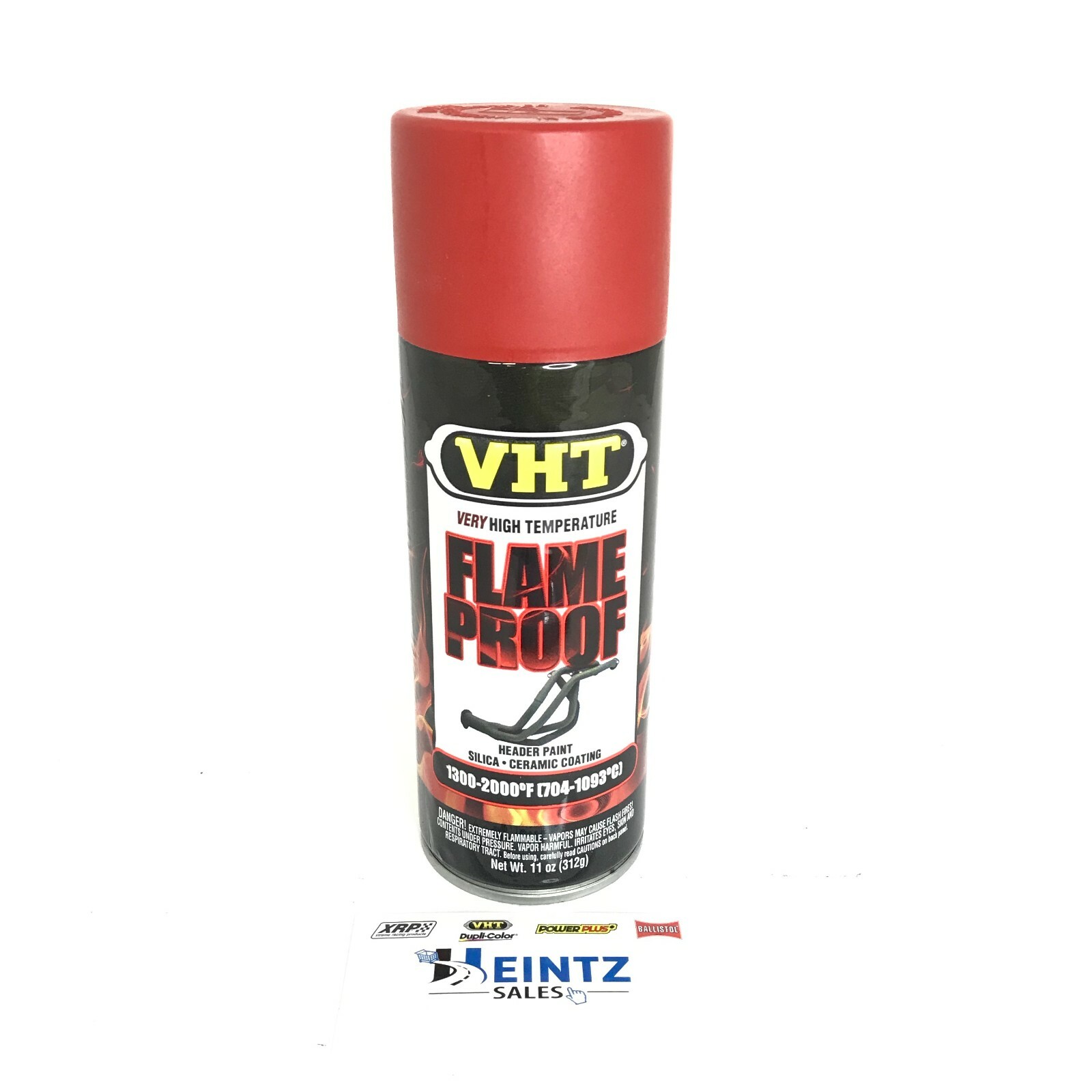 VHT SP109 High Temperature Flame Proof FLAT RED Header Spray Paint – 11oz