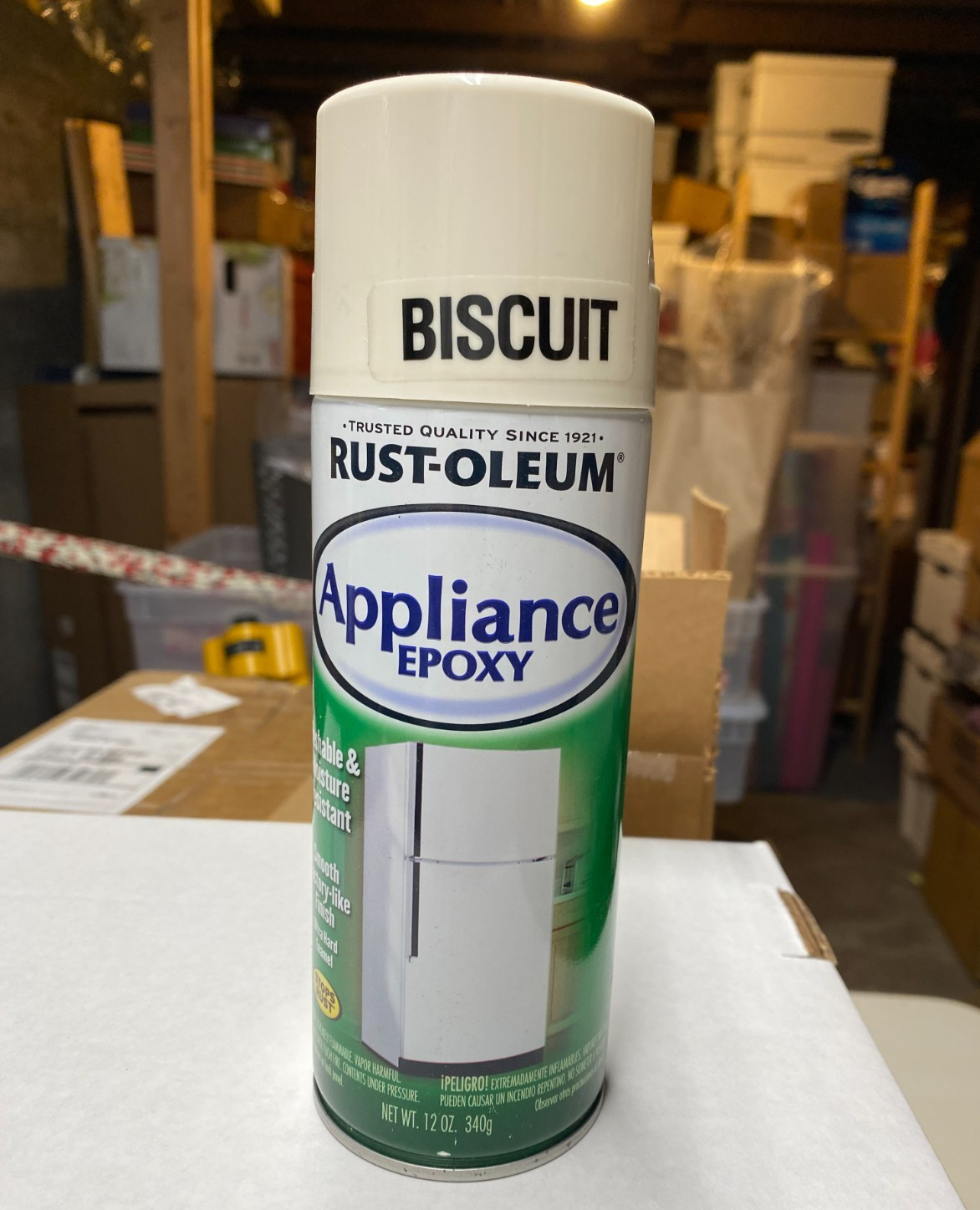 Rust-Oleum Spray Paint, Biscuit, Appliance Epoxy