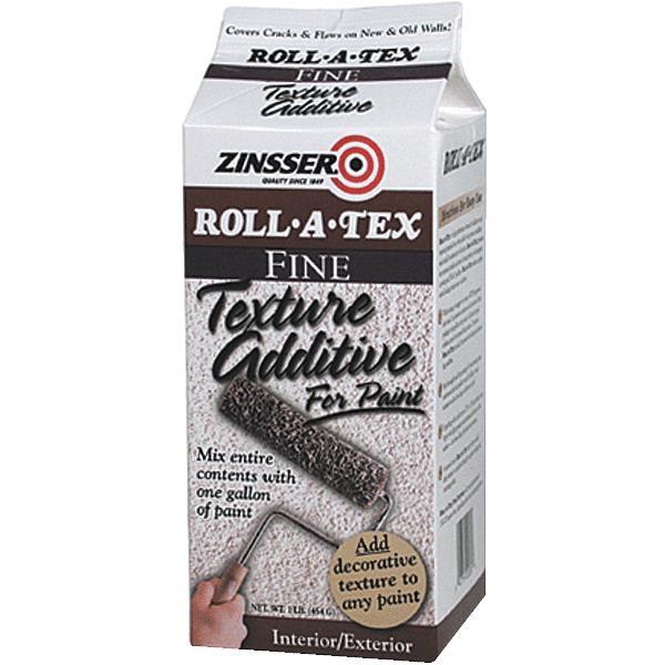 (6)-Zinsser Roll-A-Tex Fine Texture Interior Exterior Paint Additive 22232