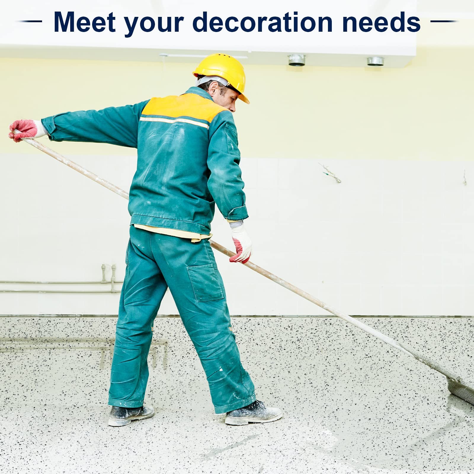 Epoxy Flakes Blend Color Chips Concrete Floor Coating Decorative Paint 3.08 LBS