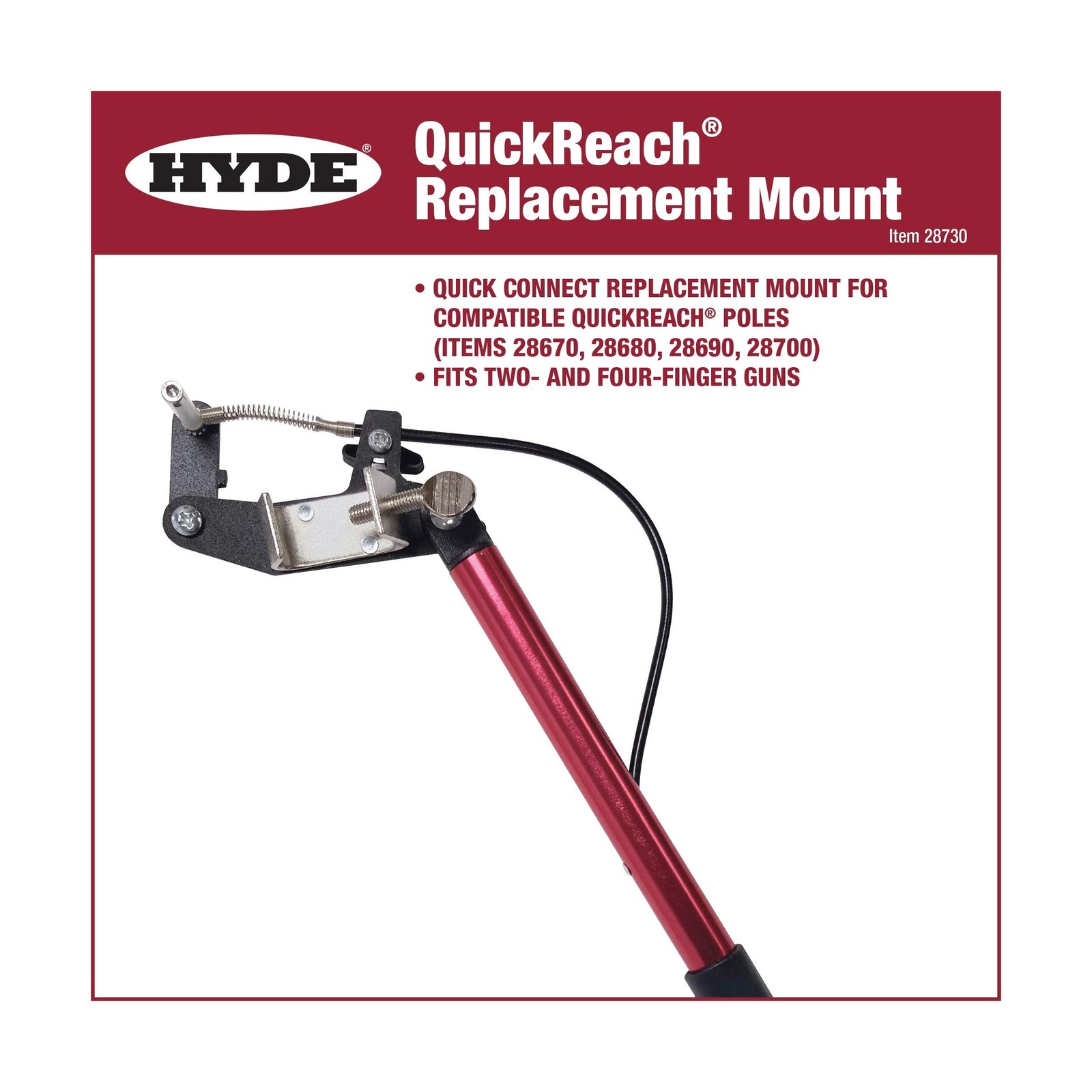 Hyde 28730 QuickReach Replacement Paint Spray Mount USA FAST SHIP