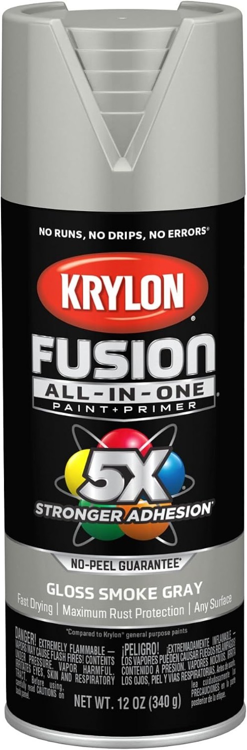 Fusion All-In-One Gloss Spray Paint & Primer, Smoke Gray – 1 Each