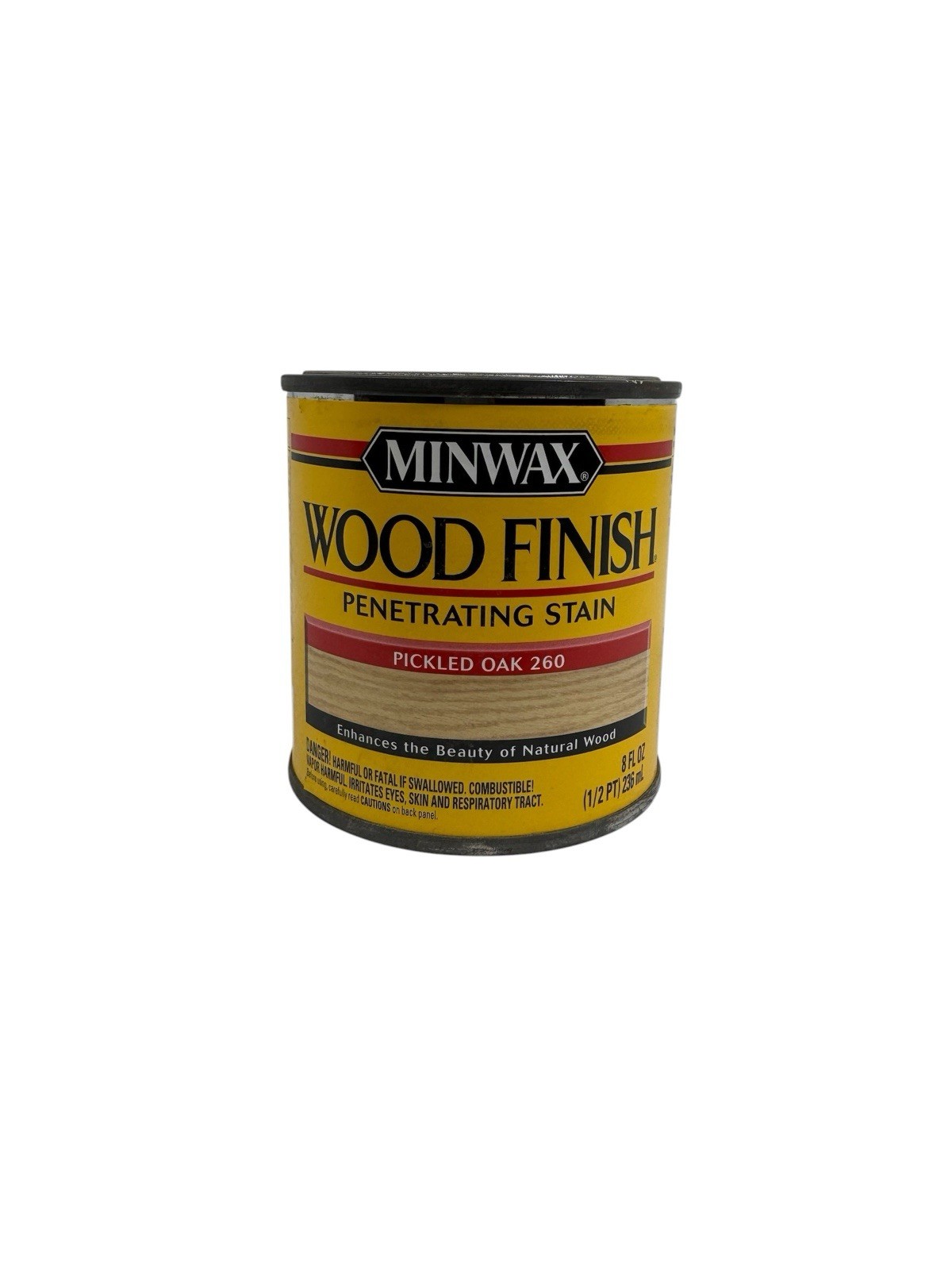 Minwax 260 Pickled Oak Wood Finish Oil-Based Wood Stain 1/2 Pint. New