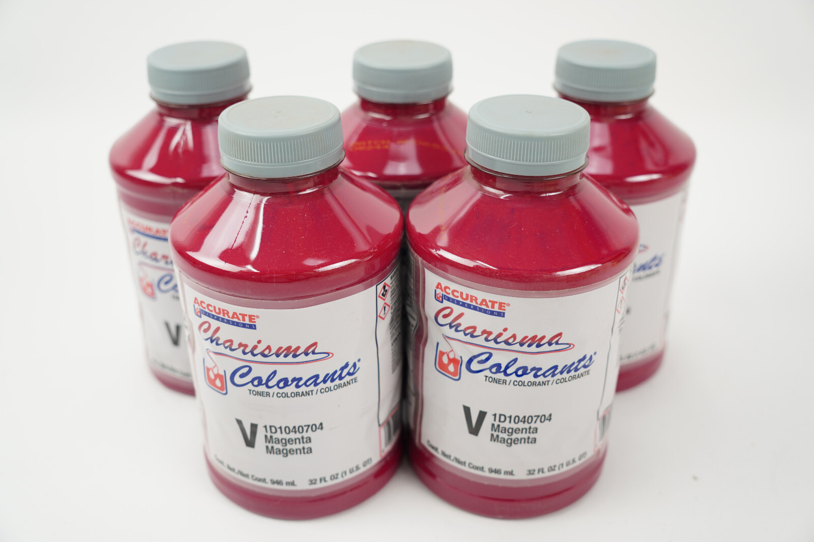 5pc Pack Accurate Charisma Colorant Tint Toner V 1d1040704 Magenta 32 fl oz