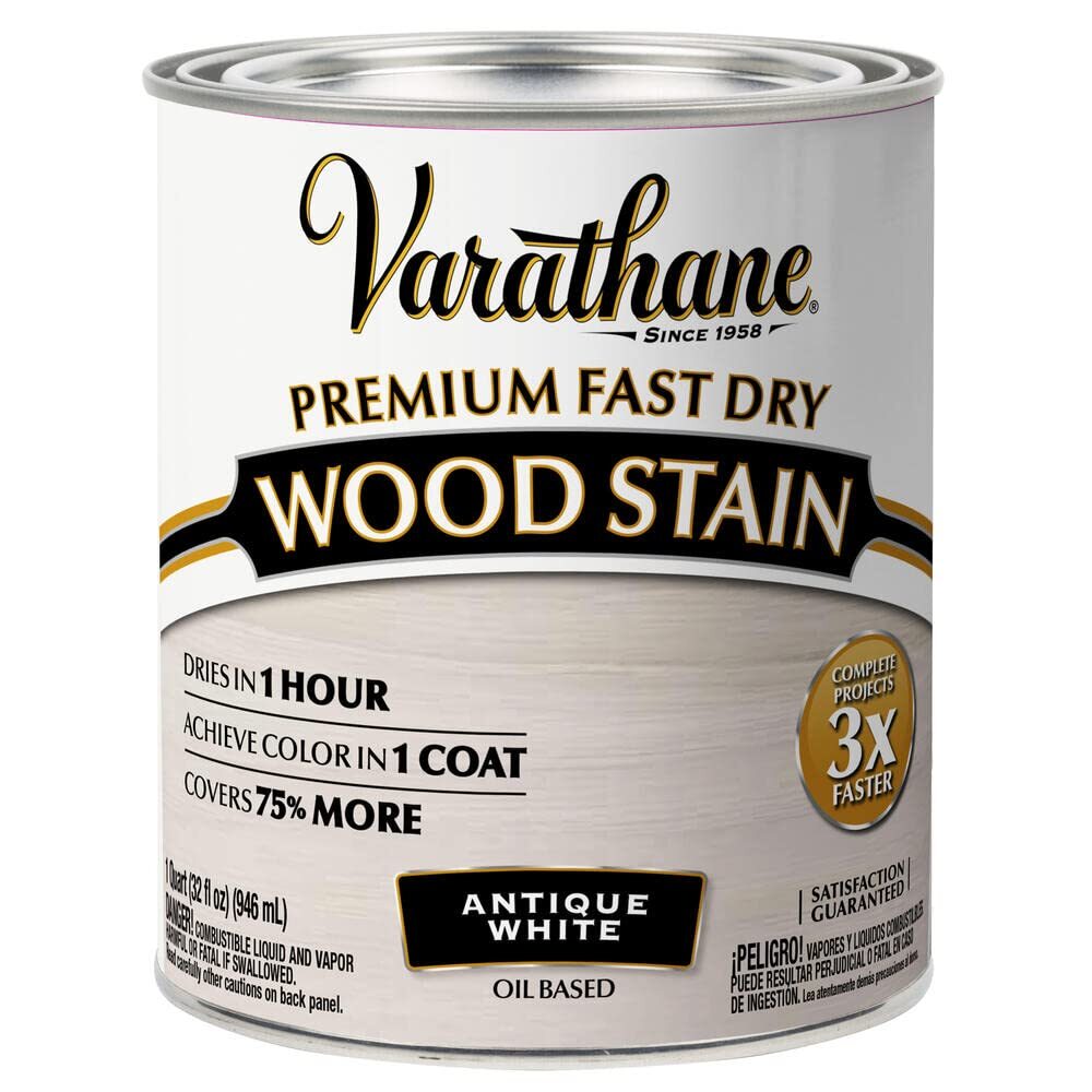Varathane Antique White Fast Dry Wood Stain One Coat Coverage 275 sq ft