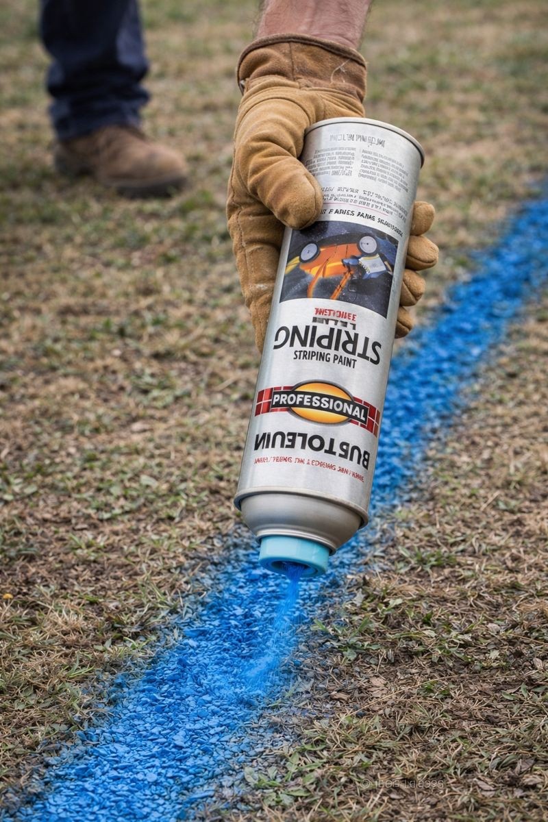 Blue, Rust-Oleum Professional Inverted Striping Paint Spray-2526838, 18 oz