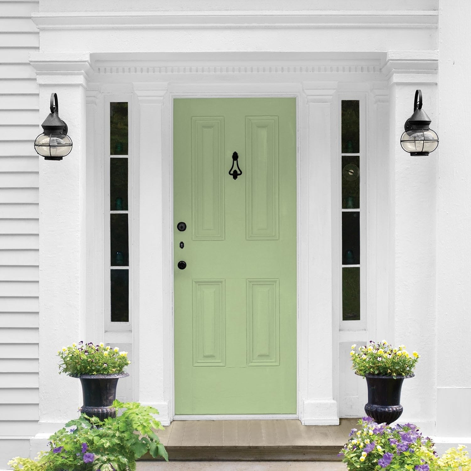 Glidden Total Exterior All-In-One Harmonious/Green Semi-Gloss 1 Gallon