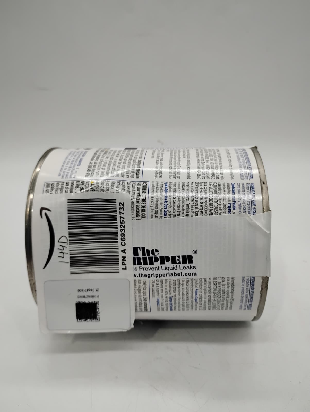 Rust-Oleum 1990502 Painter’s Touch Latex Paint, Quart, Flat White 32 Fl Oz