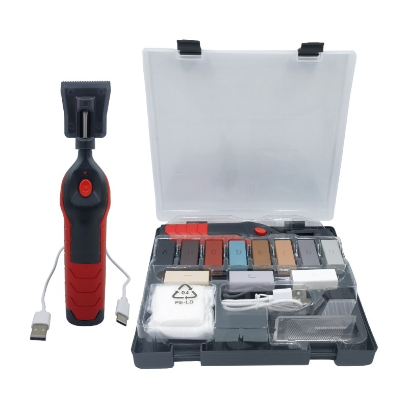 Quickly Fix Floor Repair Kit With Heat Applicators And Blending Wax Floor Fix