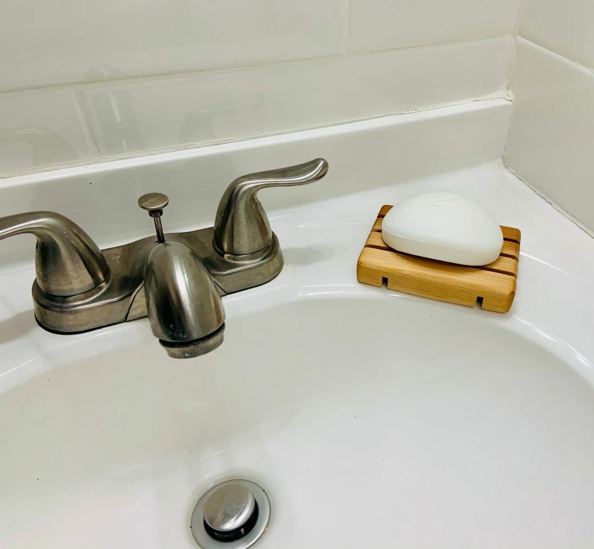 Cedar soap tray