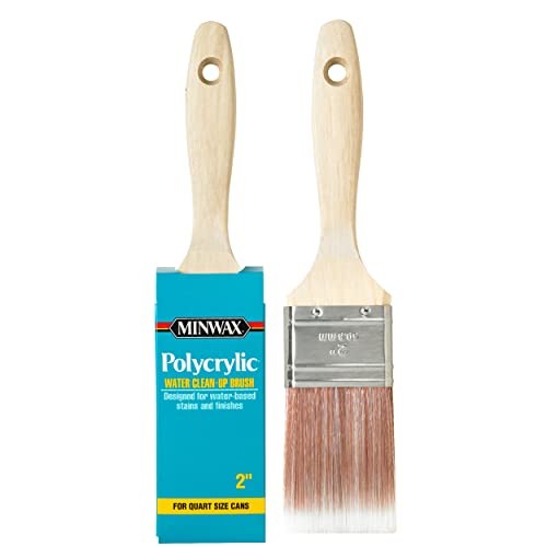 427320008 Polycrylic Wood Stain Brush, 2”, White 2″ Polycrylic Brush