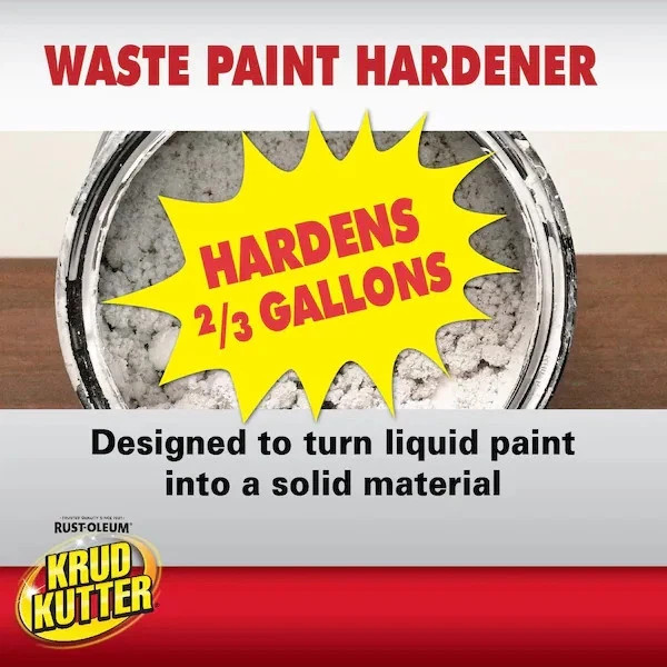 7 Pack – Krud Kutter Waste Paint Hardener 3.5 oz Great for Latex Spills